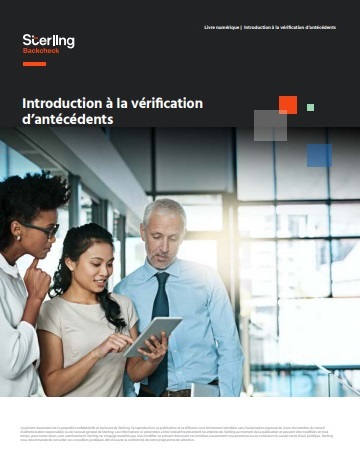 Vérification des antécédents 101